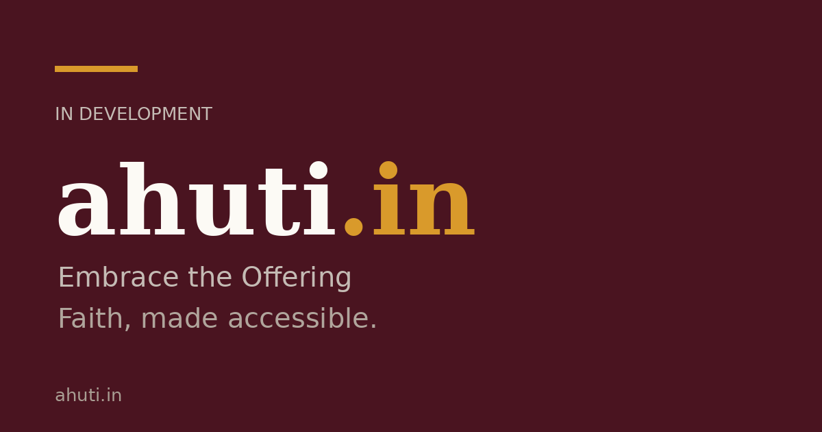 Link preview image for ahuti.in